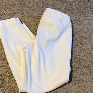 White old navy work pants